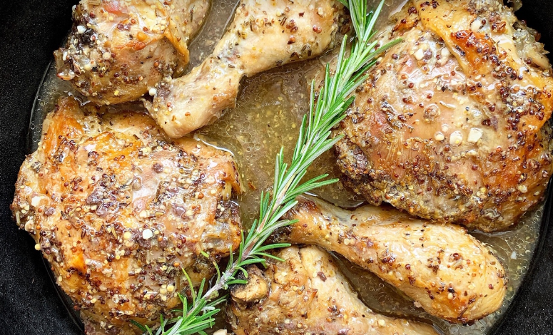 Chicken Thighs Rosemary Crock Pot Recipe