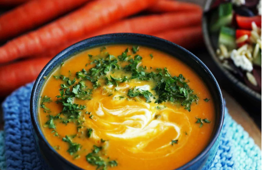 Ginger Carrot Vegetarian Soup